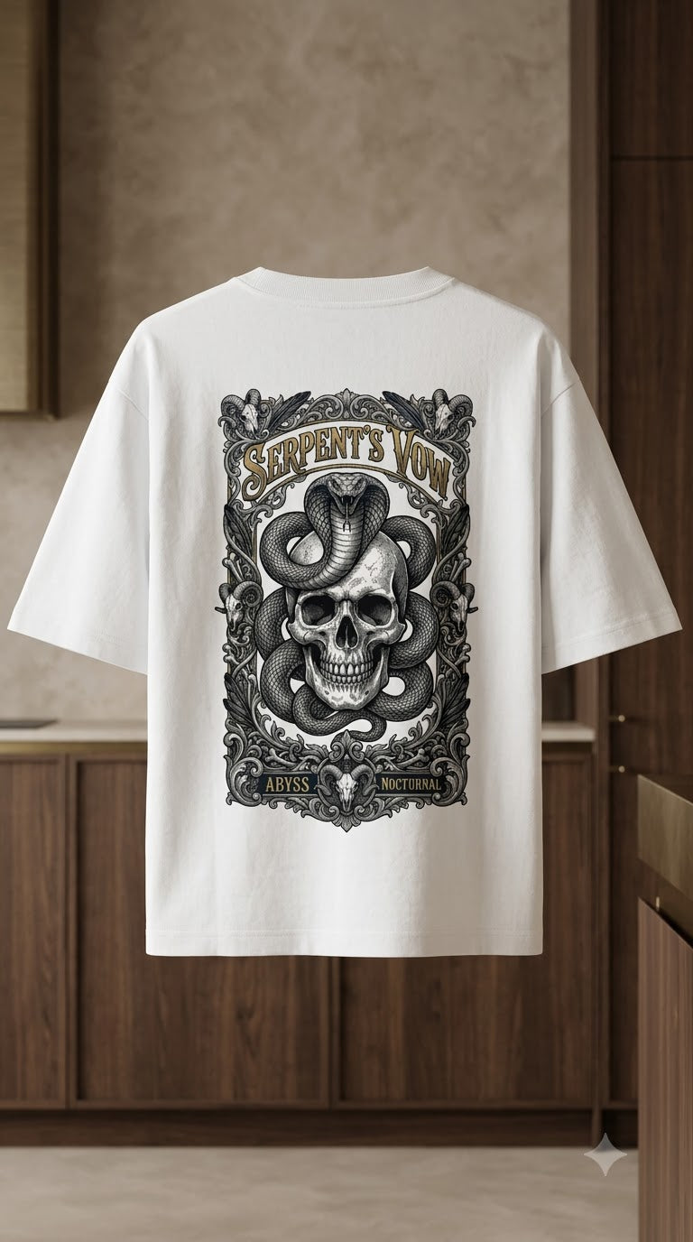 Serpent Crest Heavyweight Graphic Tee by AuraReiment