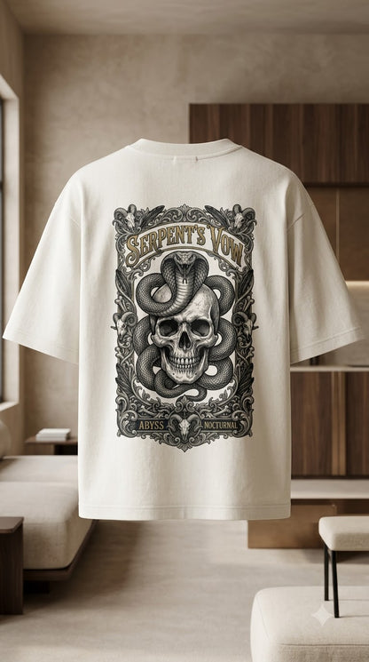 Serpent Crest Heavyweight Graphic Tee by AuraReiment
