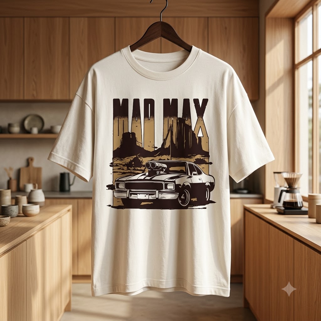 "Mad Max" Desert Racer Oversized Graphic Tee