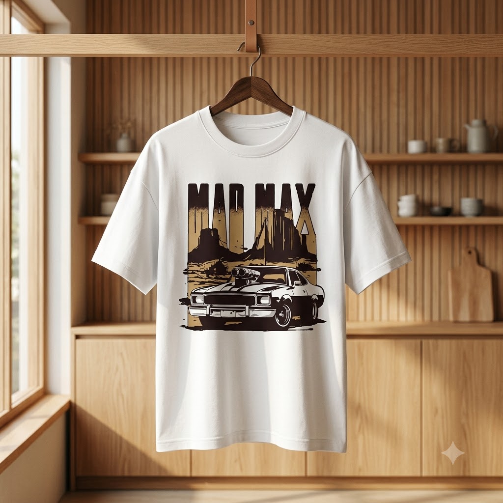 "Mad Max" Desert Racer Oversized Graphic Tee