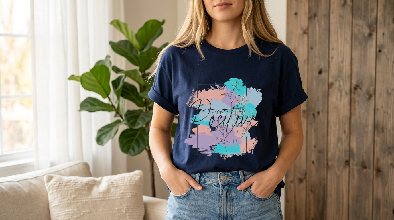 Positive Vibes Minimal Graphic Tee