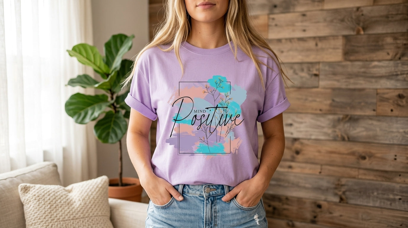 Positive Vibes Minimal Graphic Tee