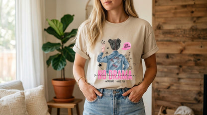 No Drama Urban Girl Graphic Tee by AuraReiment