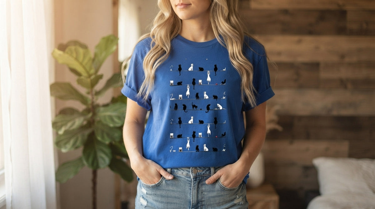 Retro Minimalist Grid Graphic Tee by AuraReiment