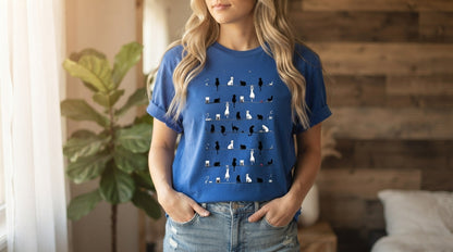 Retro Minimalist Grid Graphic Tee by AuraReiment