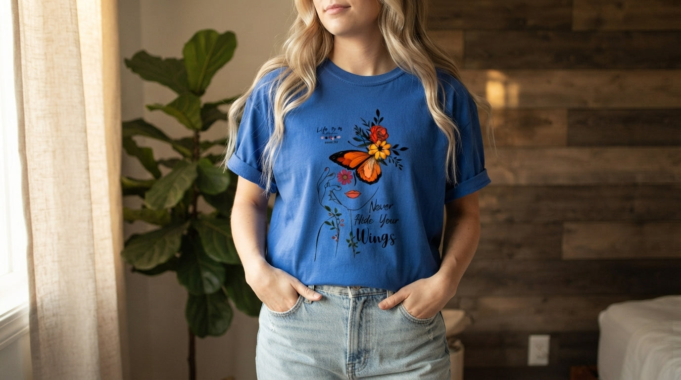 Give Your Dreams Wings Butterfly Tee