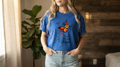 Give Your Dreams Wings Butterfly Tee by AuraReiment