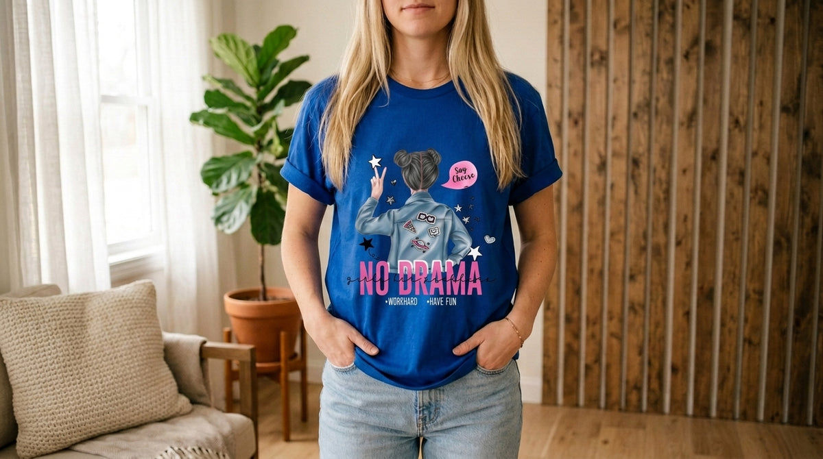 No Drama Urban Girl Graphic Tee by AuraReiment