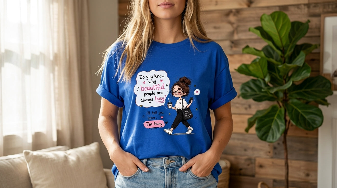 Retro Girl & Quotes Graphic Tee