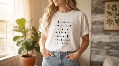 Retro Minimalist Grid Graphic Tee by AuraReiment