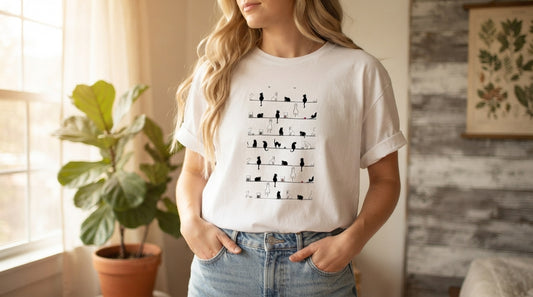 Retro Minimalist Grid Graphic Tee by AuraReiment