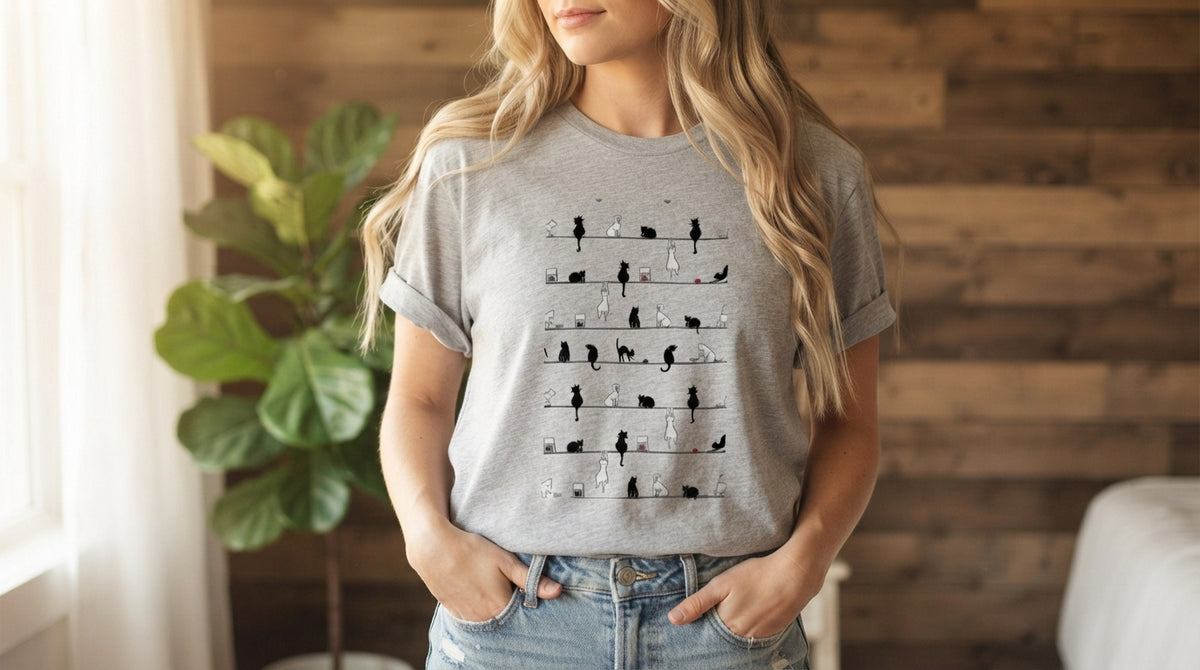 Retro Minimalist Grid Graphic Tee by AuraReiment