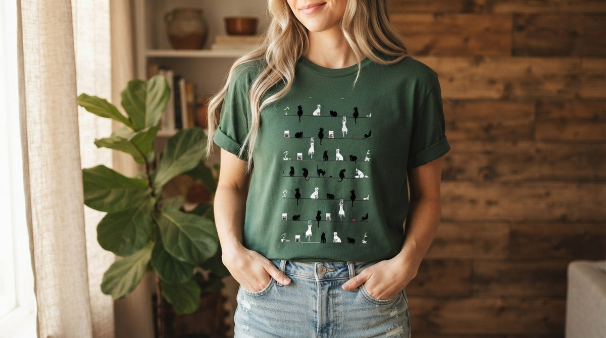 Retro Minimalist Grid Graphic Tee by AuraReiment