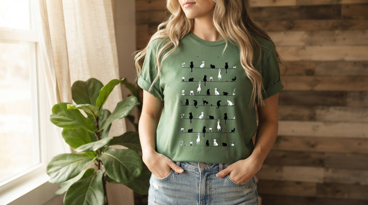 Retro Minimalist Grid Graphic Tee by AuraReiment