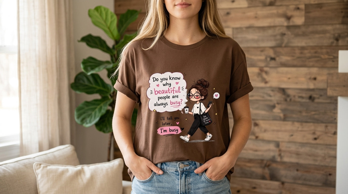 Retro Girl & Quotes Graphic Tee