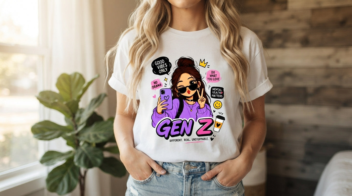 Gen Z Pop Culture Graphic Tee