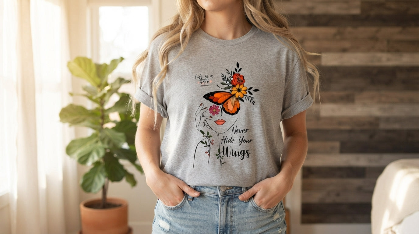Give Your Dreams Wings Butterfly Tee