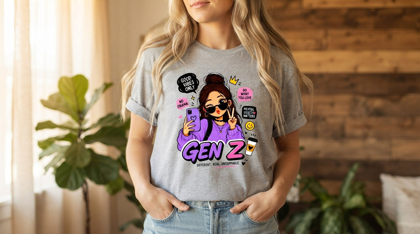 Gen Z Pop Culture Graphic Tee
