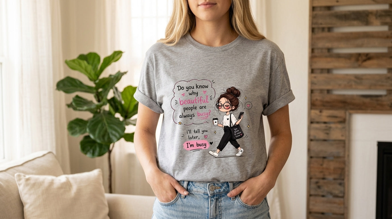 Retro Girl & Quotes Graphic Tee