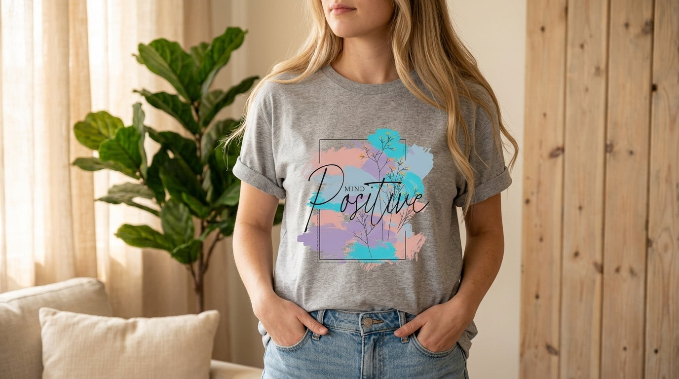 Positive Vibes Minimal Graphic Tee