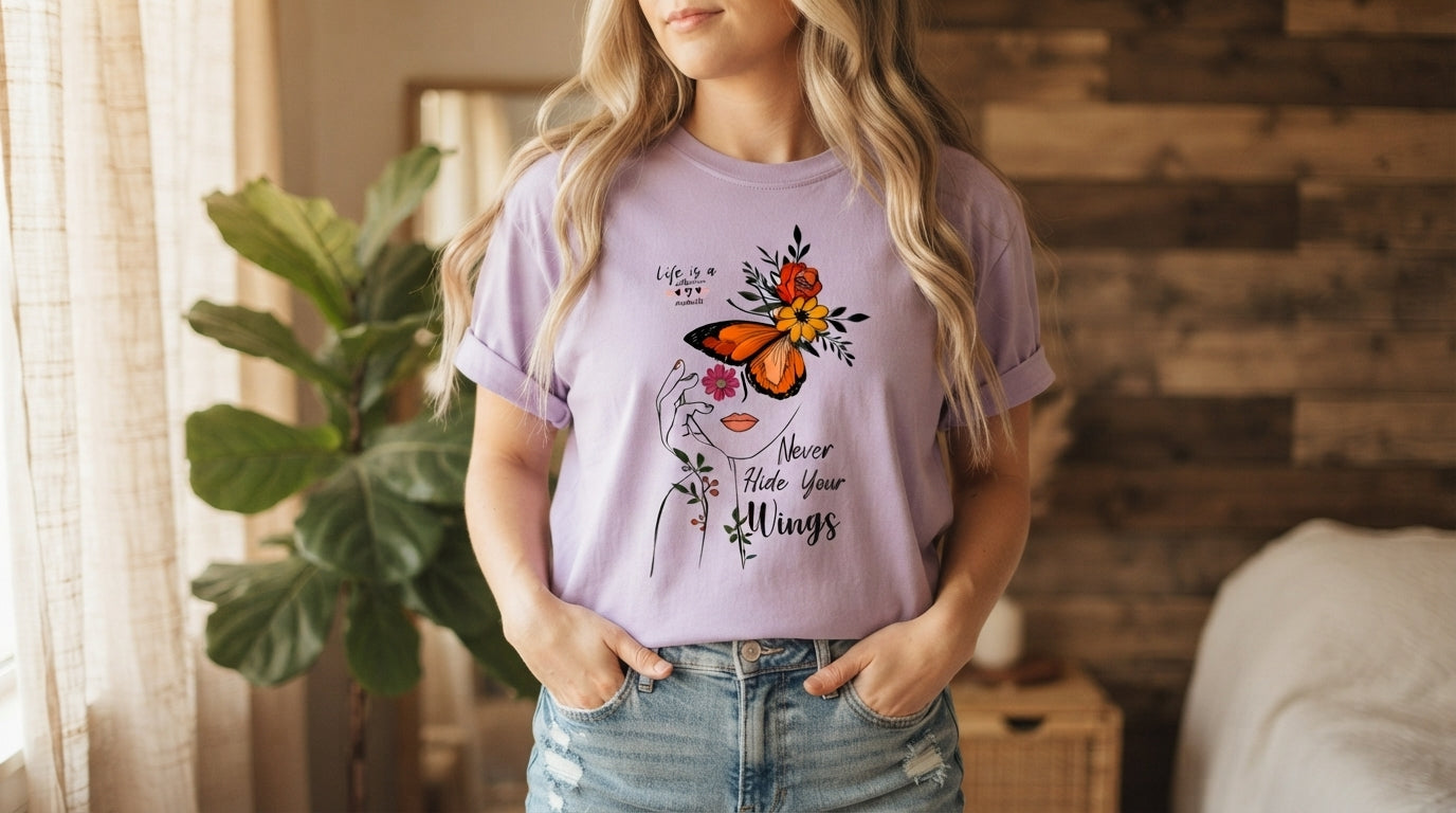 Give Your Dreams Wings Butterfly Tee