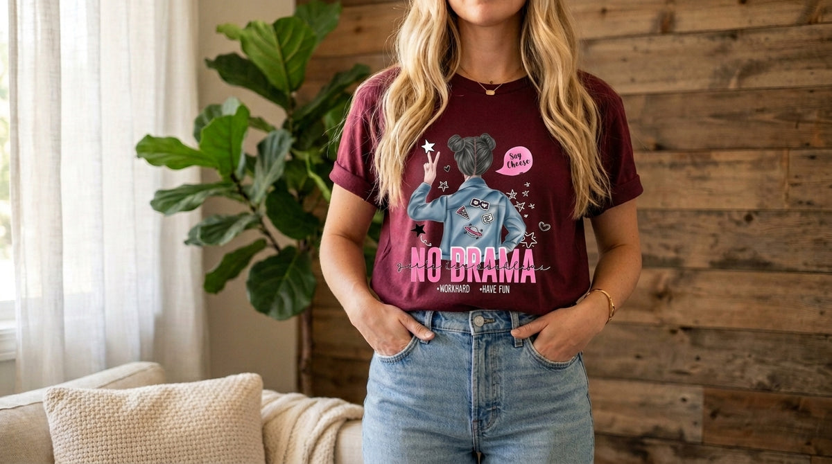 No Drama Urban Girl Graphic Tee by AuraReiment