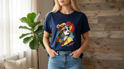 Pop Art Sunglasses Portrait Tee by AuraReiment