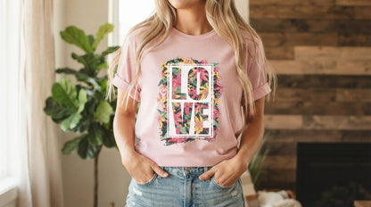 Bold Love Block Print Tee by AuraReiment