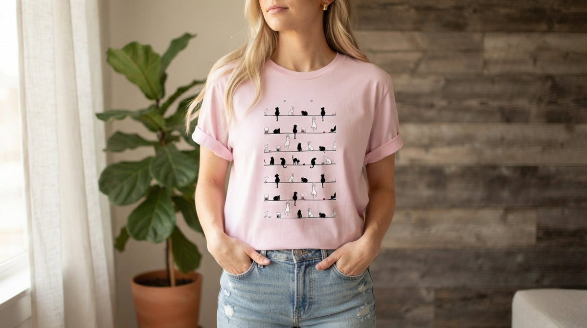 Retro Minimalist Grid Graphic Tee by AuraReiment