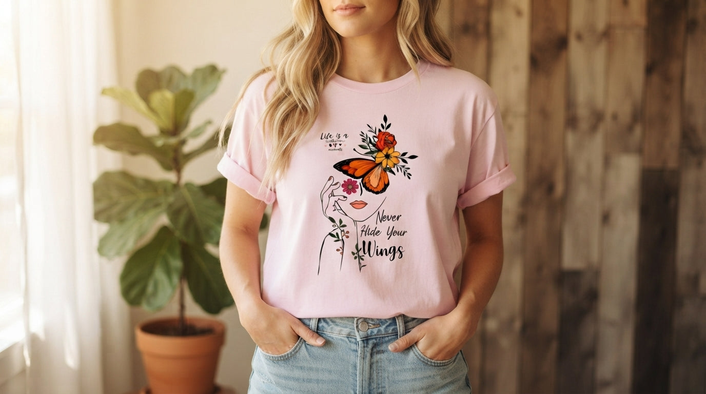 Give Your Dreams Wings Butterfly Tee
