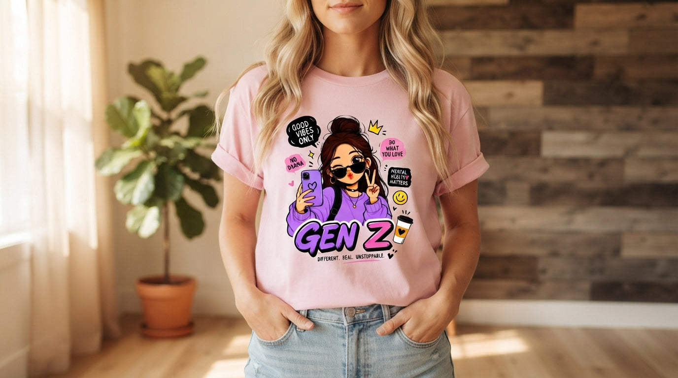 Gen Z Pop Culture Graphic Tee