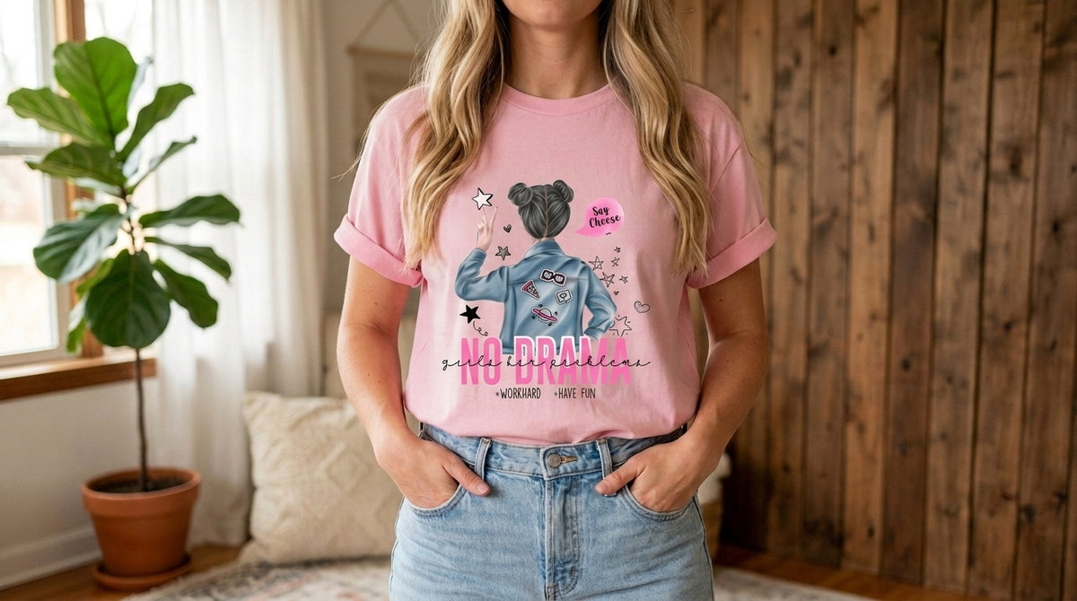 No Drama Urban Girl Graphic Tee by AuraReiment