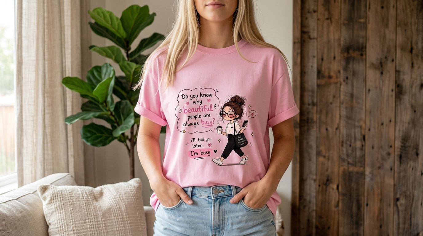 Retro Girl & Quotes Graphic Tee
