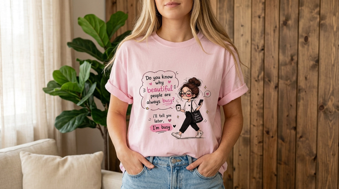 Retro Girl & Quotes Graphic Tee