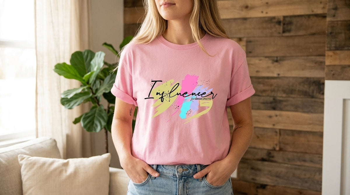 Influencer Vibe Graphic Tee by AuraReiment
