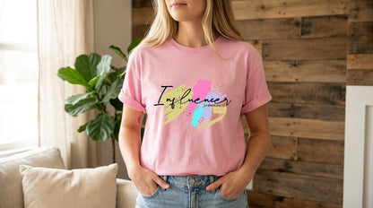Influencer Vibe Graphic Tee by AuraReiment