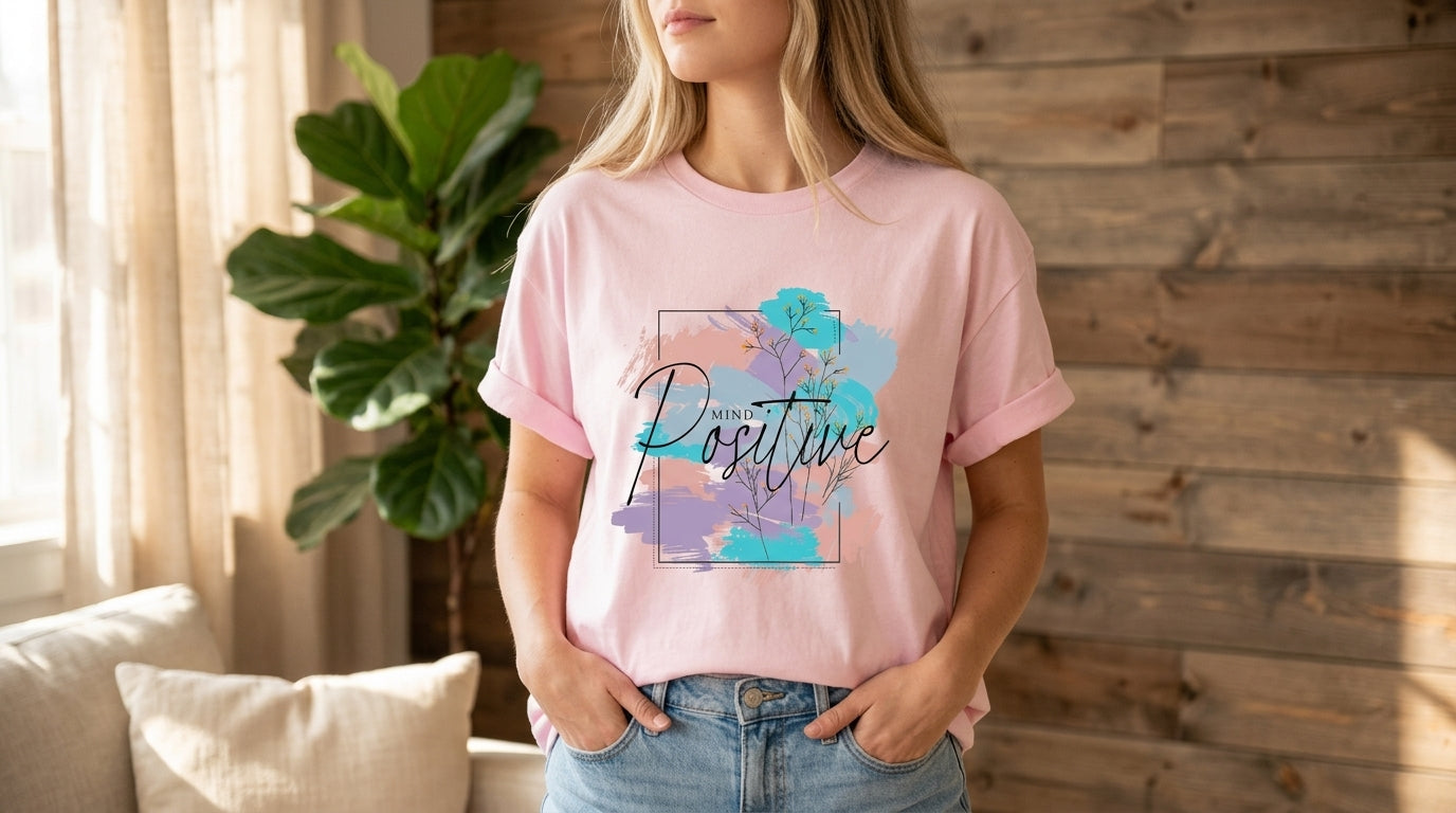 Positive Vibes Minimal Graphic Tee