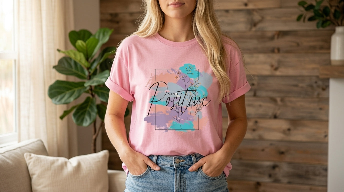 Positive Vibes Minimal Graphic Tee