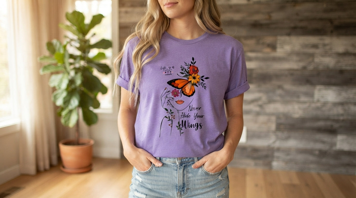 Give Your Dreams Wings Butterfly Tee