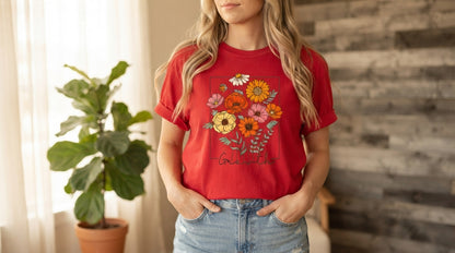 Keep Growing Sunflower Graphic Tee by AuraReiment