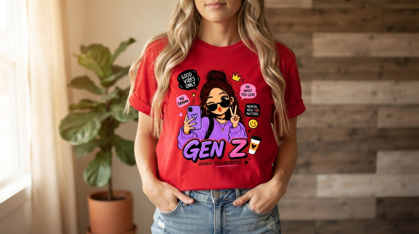 Gen Z Pop Culture Graphic Tee