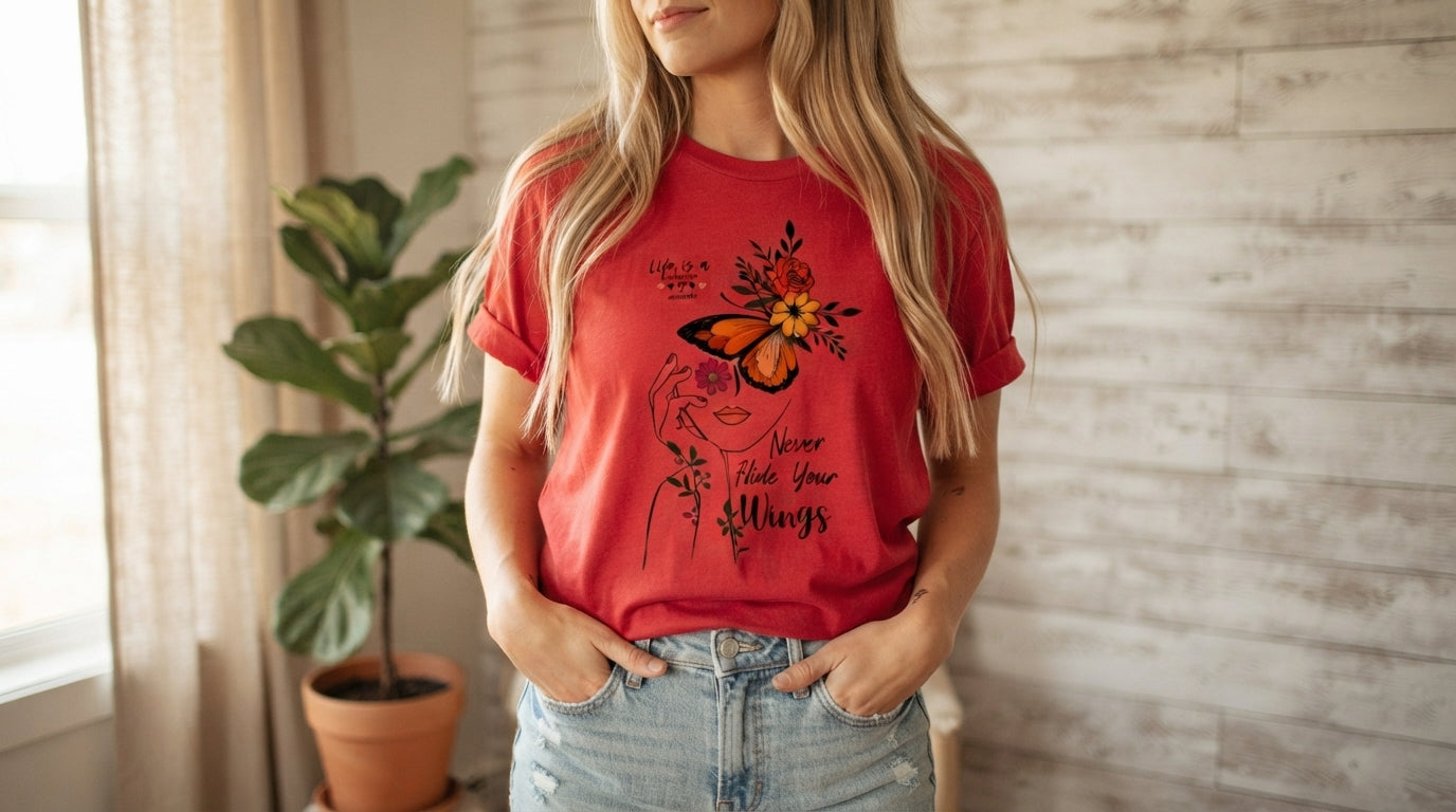 Give Your Dreams Wings Butterfly Tee