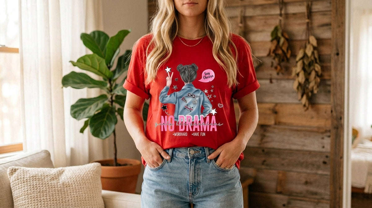 No Drama Urban Girl Graphic Tee by AuraReiment