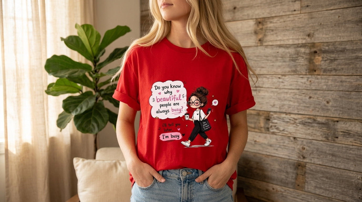 Retro Girl & Quotes Graphic Tee
