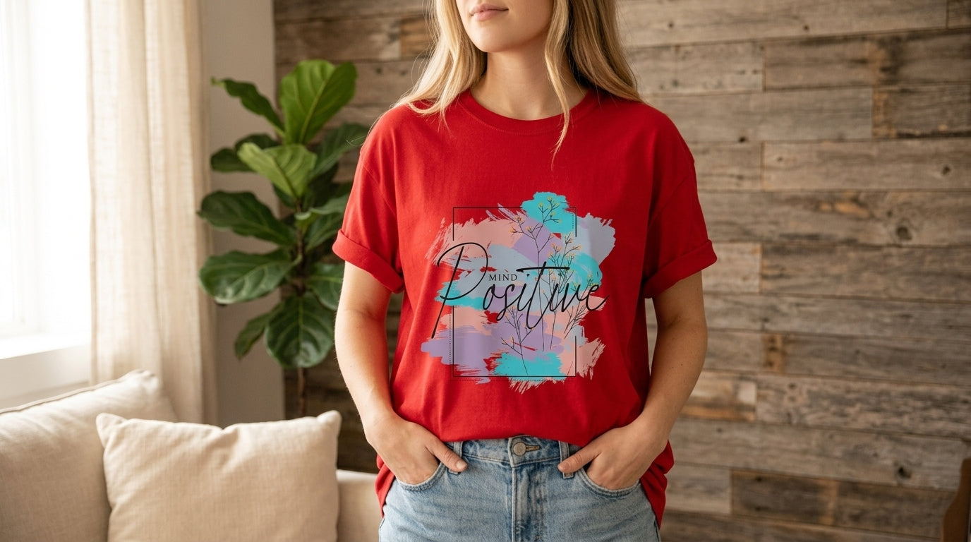 Positive Vibes Minimal Graphic Tee