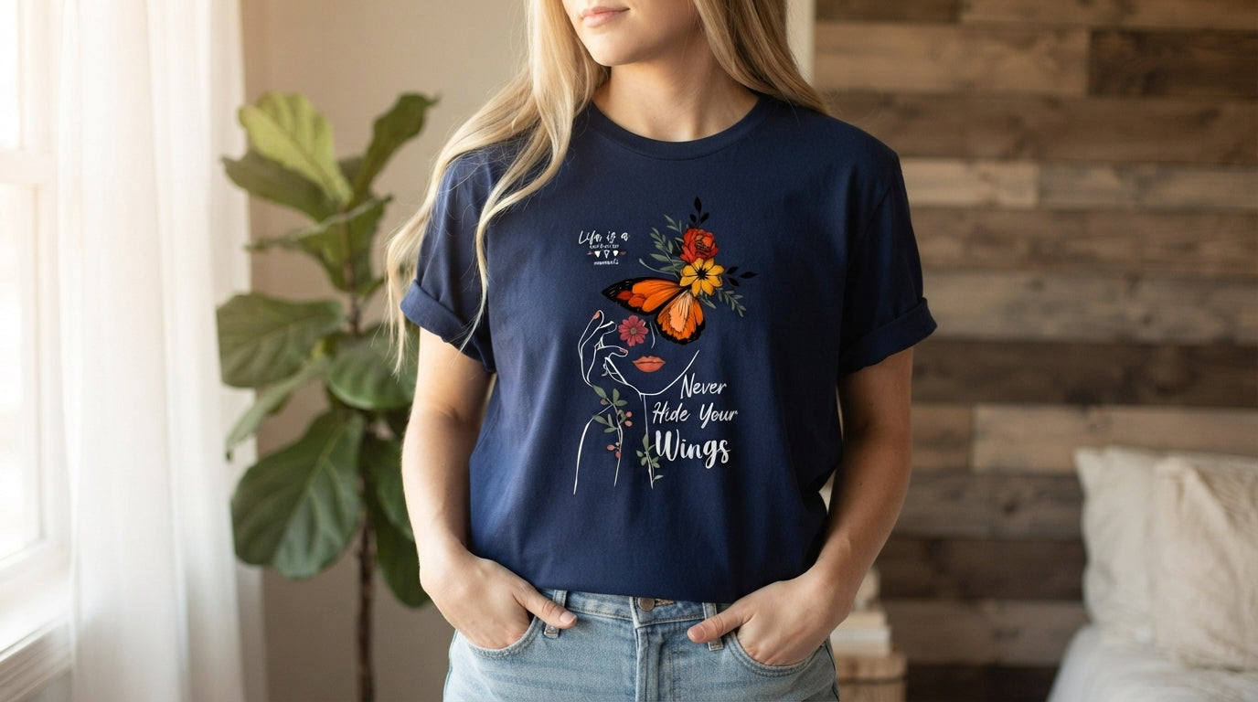 Give Your Dreams Wings Butterfly Tee