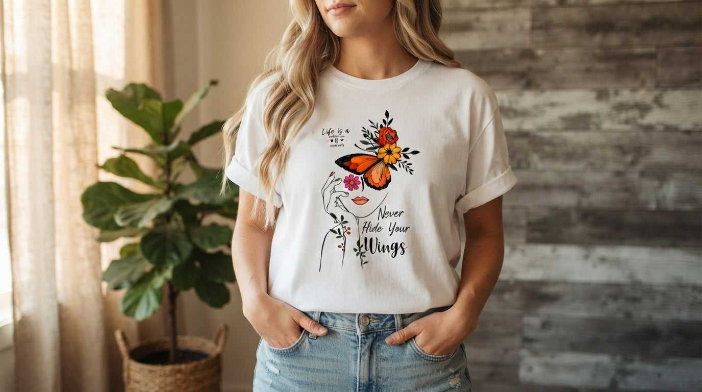 Give Your Dreams Wings Butterfly Tee
