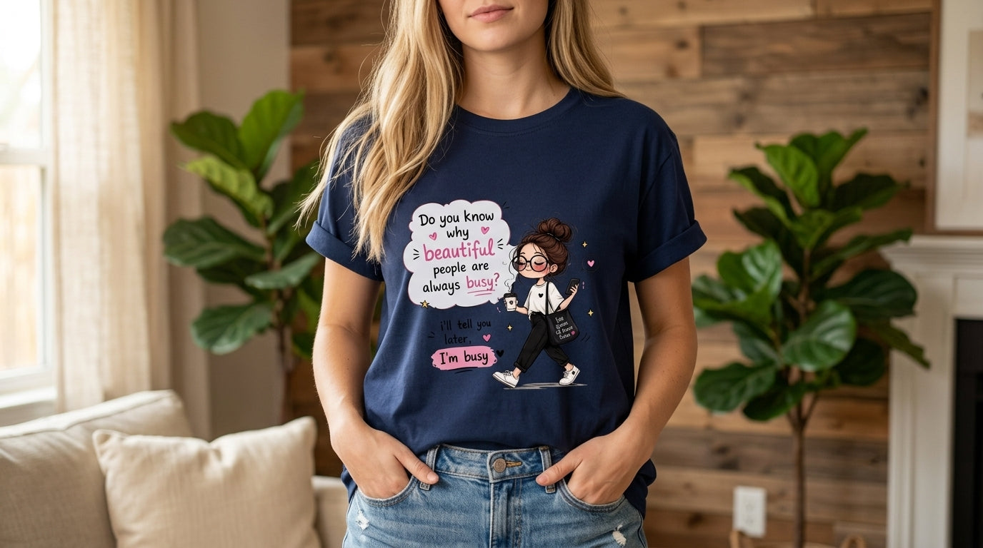 Retro Girl & Quotes Graphic Tee