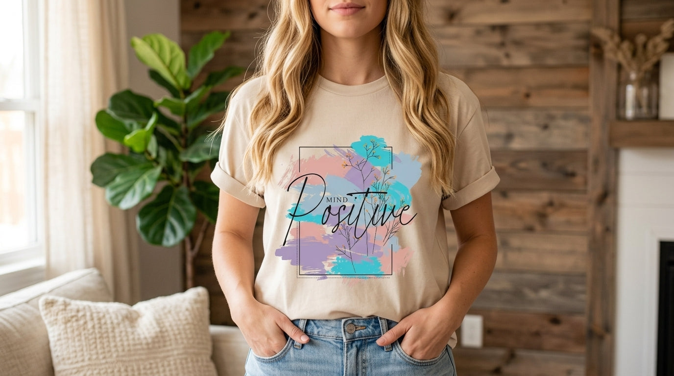 Positive Vibes Minimal Graphic Tee