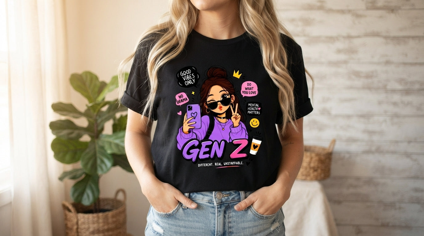 Gen Z Pop Culture Graphic Tee